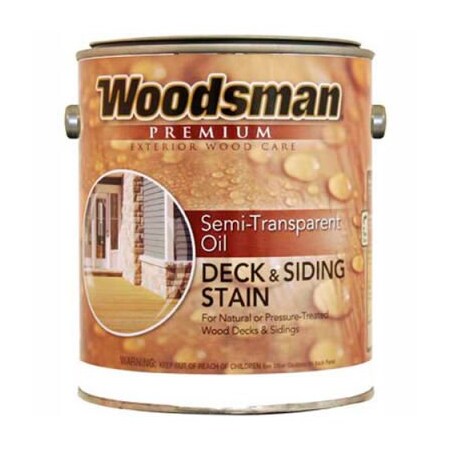 General Paint Woodsman Semi-Transparent Oil Deck, Siding & Fence Wood Stain, Cedar, Gallon - 591125